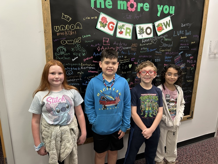 Shoutout to these 3rd grade students for passing their multiplication facts! 