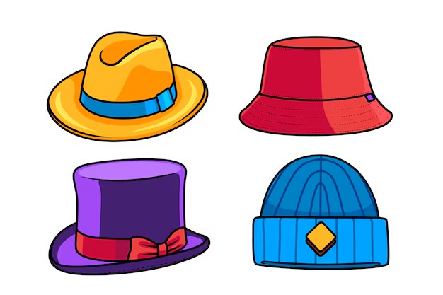 multiple hats for hat day $1