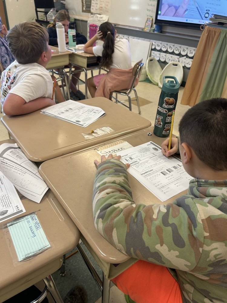 students are working on their mission statement