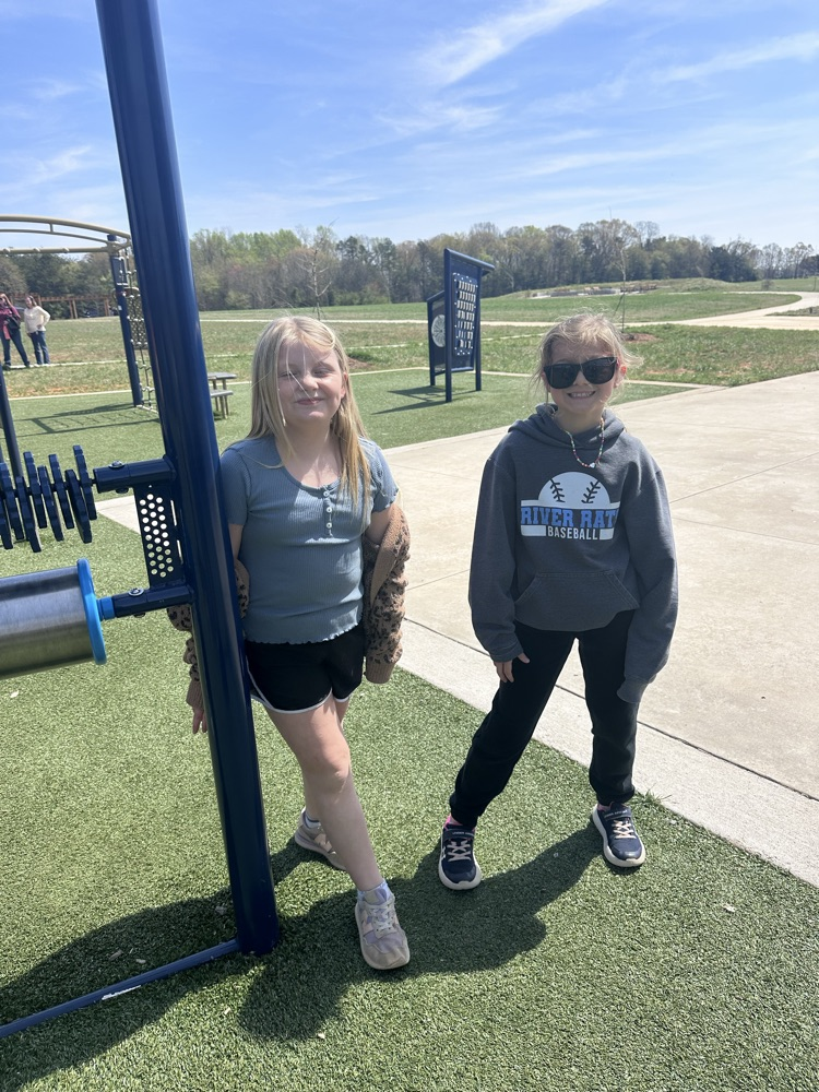 second graders at the park