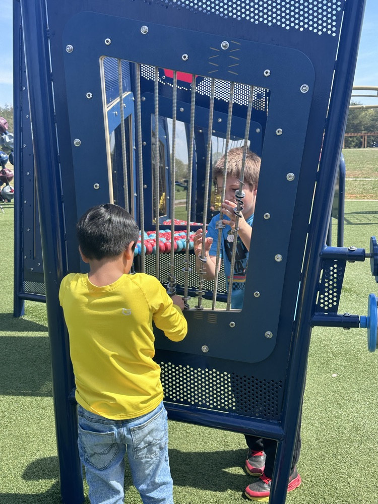 second graders at the park