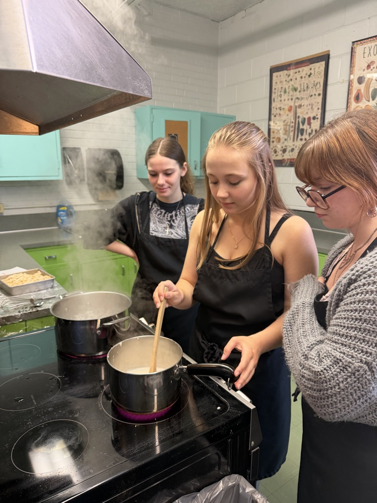 foods 2 making homemade pasta with Alfredo  sauce
