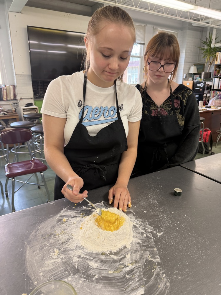 foods 2 making homemade pasta with Alfredo  sauce
