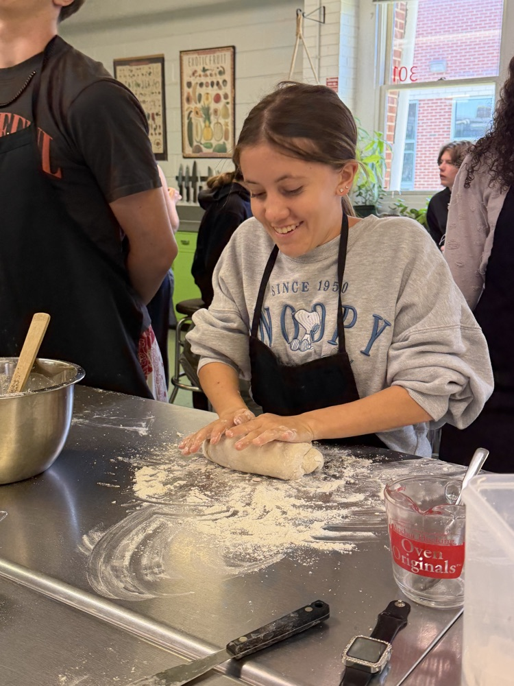 Mrs. Sain's Foods I class enjoyed making pretzels! It's a favorite because they are so good!
