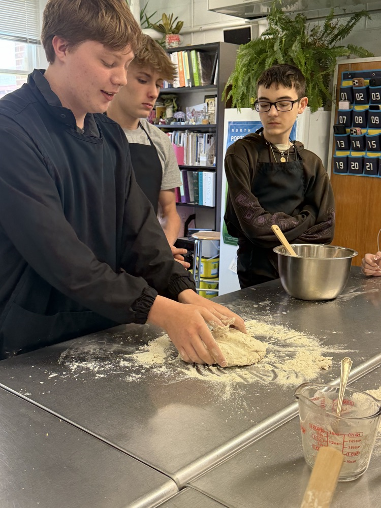 Mrs. Sain's Foods I class enjoyed making pretzels! It's a favorite because they are so good!