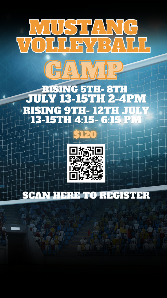 2026 Mustang Volleyball Camp Registration
