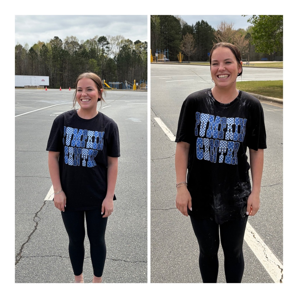 March Madness number 1 winner Ms. Fox one side is a dry before picture and the second is her after a bucket of water was dumped on her