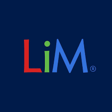 The word "LIM" is displayed in a logo with a blue background. LiM stands for Leader in Me.  The letters are colored red, green, and blue.