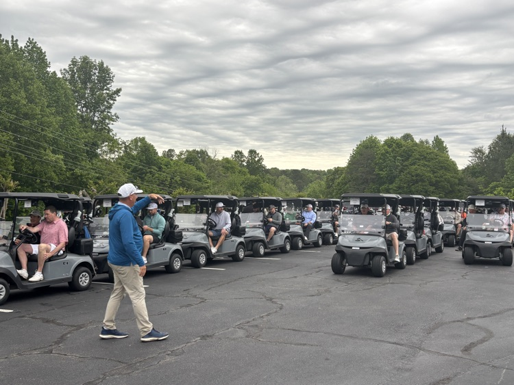 releasing the golfers