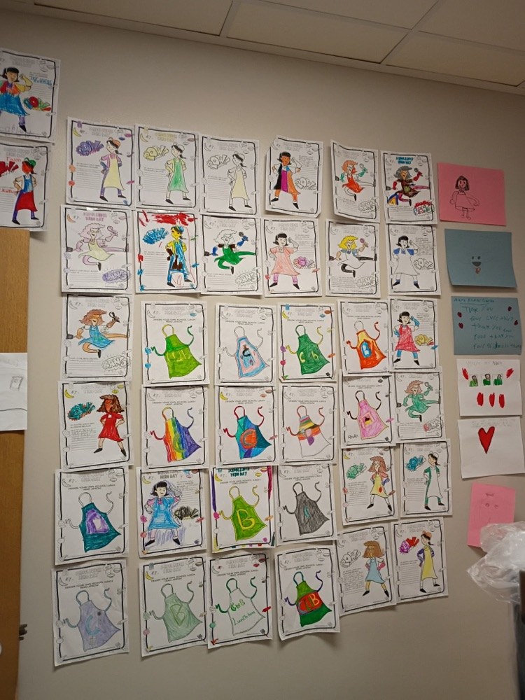 Art created by students for Cafeteria Appreciation Week!