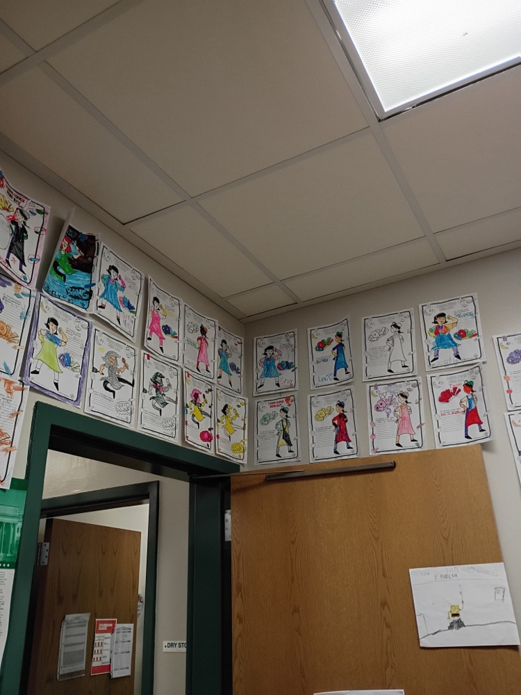 Art created by students for Cafeteria Appreciation Week!