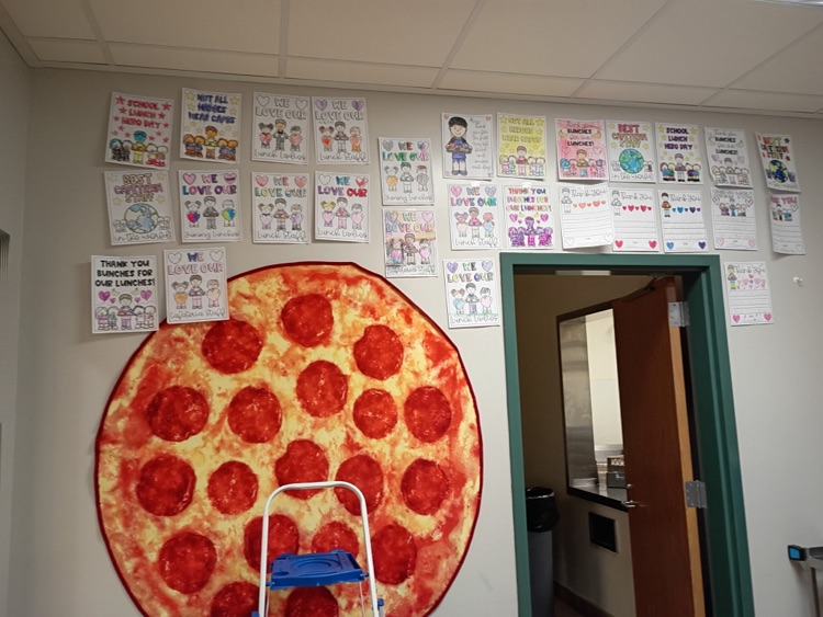 Art created by students for Cafeteria Appreciation Week!