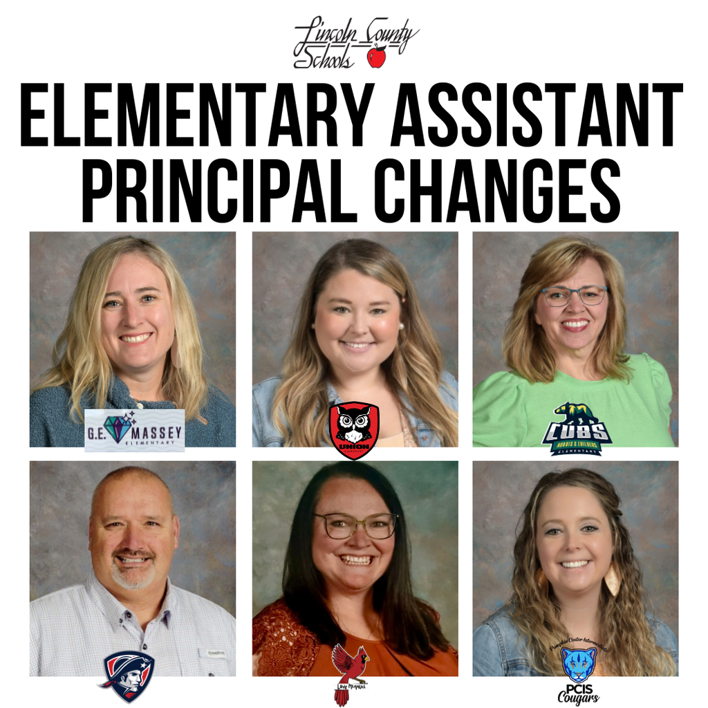 A grid with six photos of smiling adults, with names and logos in the bottom left corner.