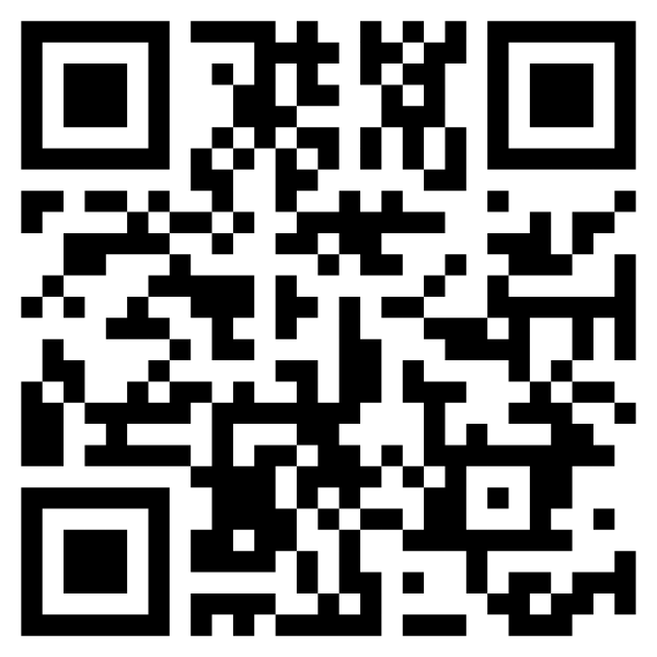 A square black and white QR code with a white background, consisting of a grid of small black squares.