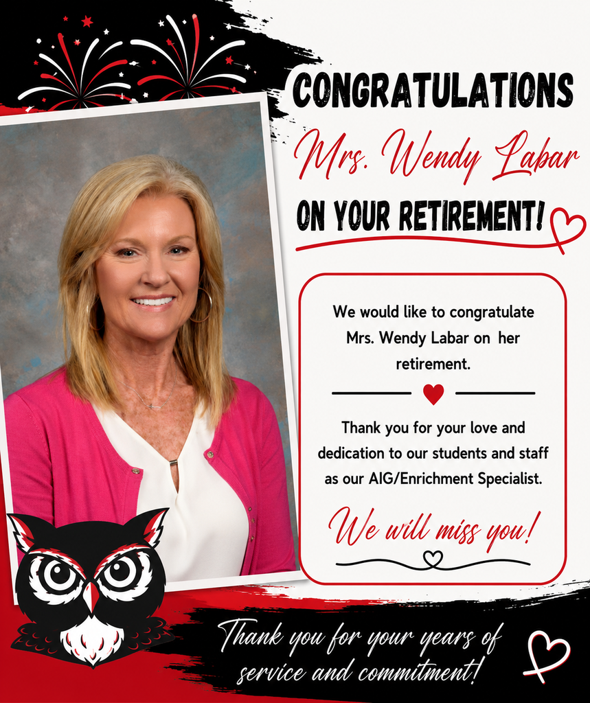 An image with a red and black background displays a woman in a pink cardigan. Fireworks and an owl are in the background.