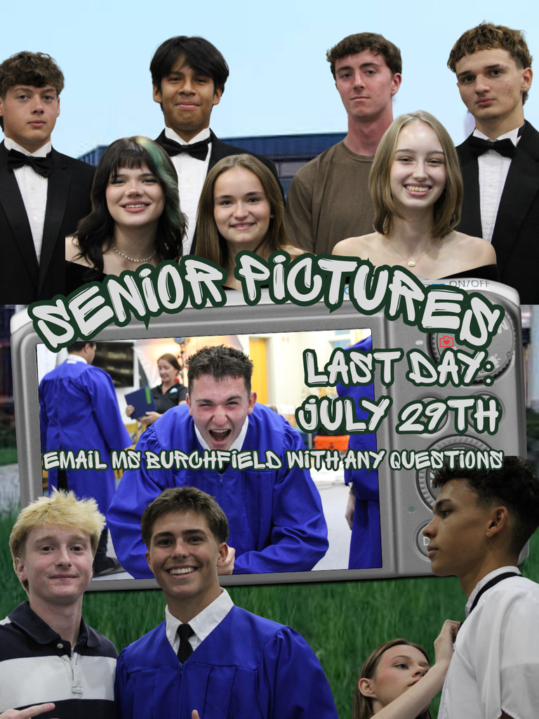 A group of students dressed in black bow ties and gowns, smiling at the camera. The collage includes a phone displaying a photo.