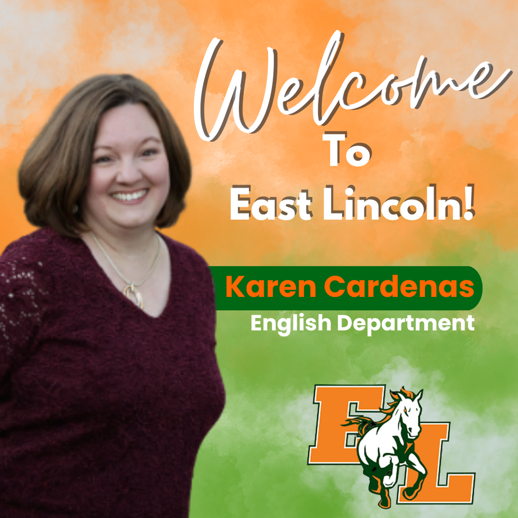 Welcome Image for Karen Cardenas, our new English Teacher.