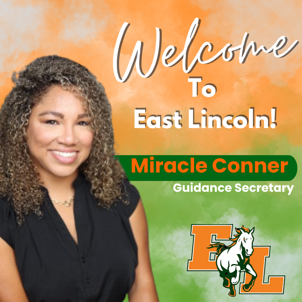 Welcome picture for new guidance secretary, Miracle Conner.
