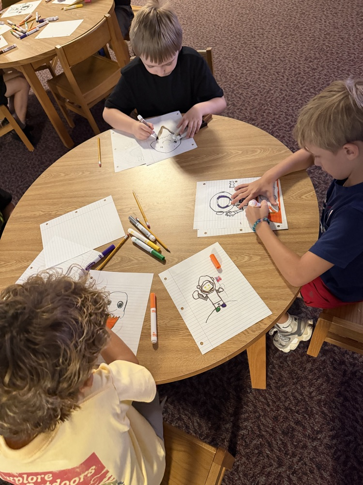 Students in Mrs. Parks worked their artistic sides