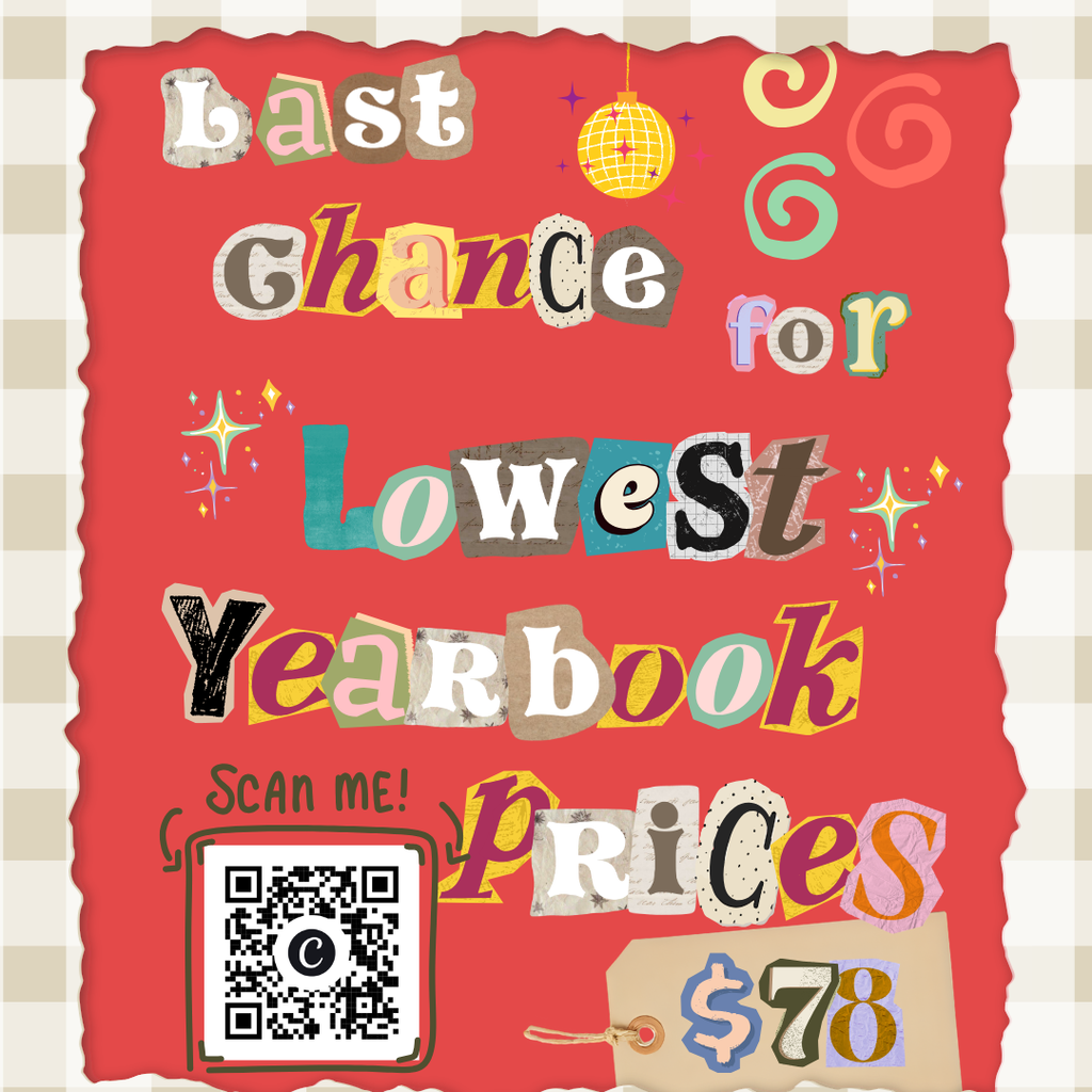 Yearbook Ad to purchase the 2026-27 yearbook for $78. Prices increase on August 29th.