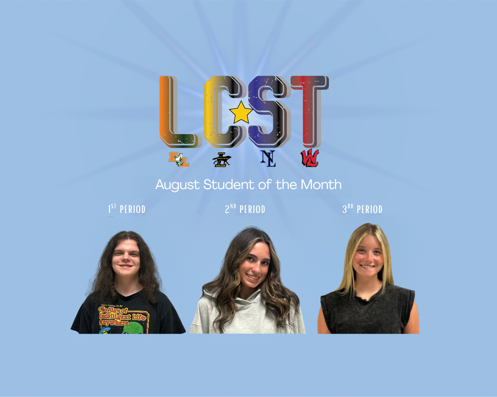 Three women stand against a blue background. They are labeled "1st Period," "2nd Period," and "3rd Period."