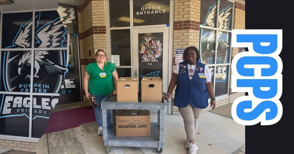 School supply donations from Walmart