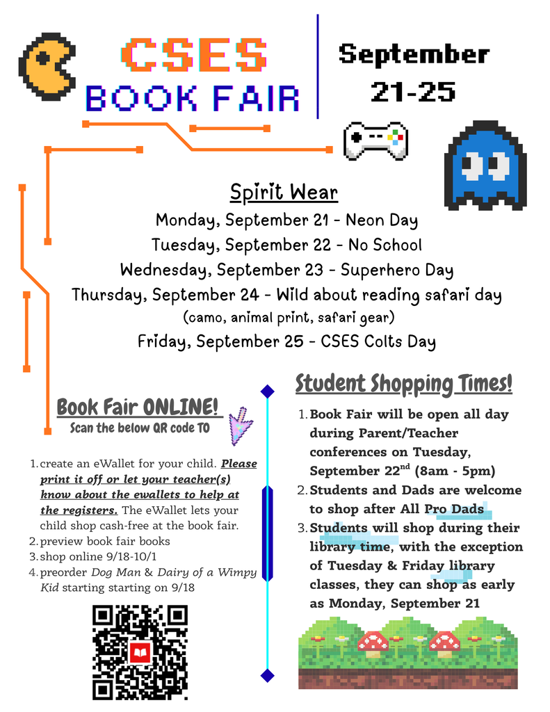 CSES Book Fair information