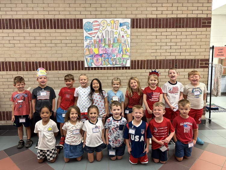Mrs. Bridge's Class on Patriot Day