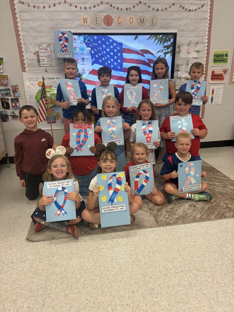 Mrs. Fulker's Class on Patriot Day