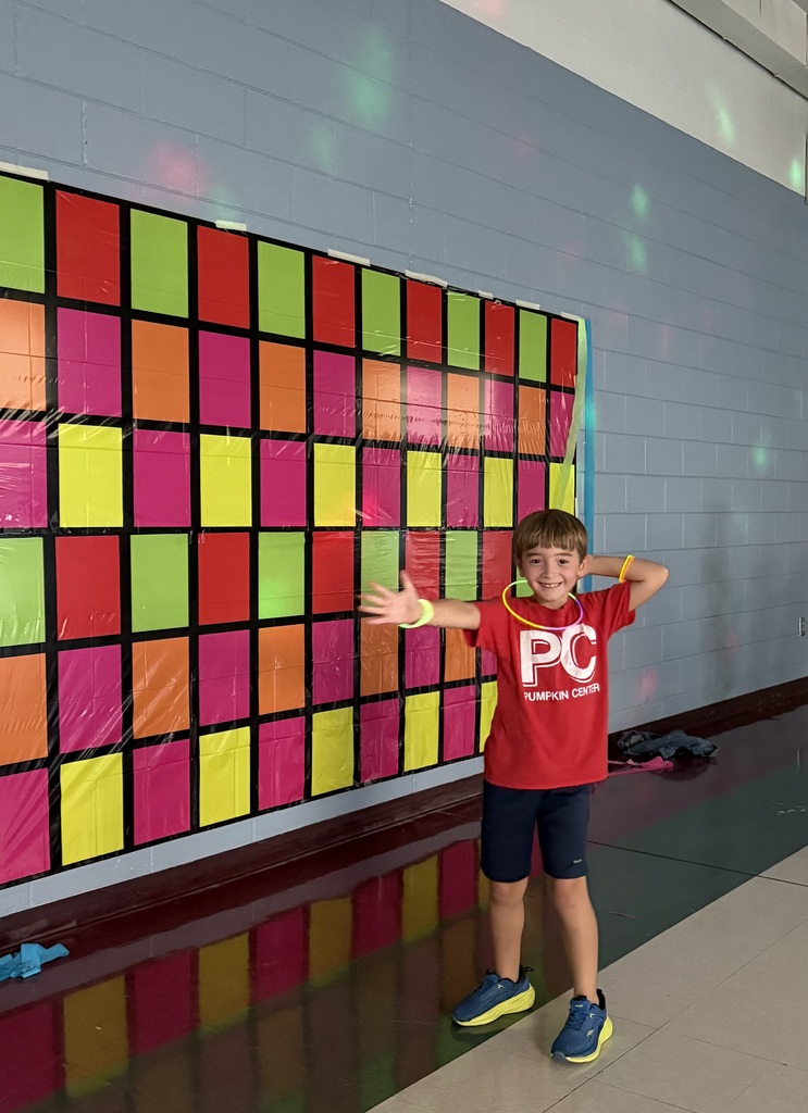 Student showing off his dance moves
