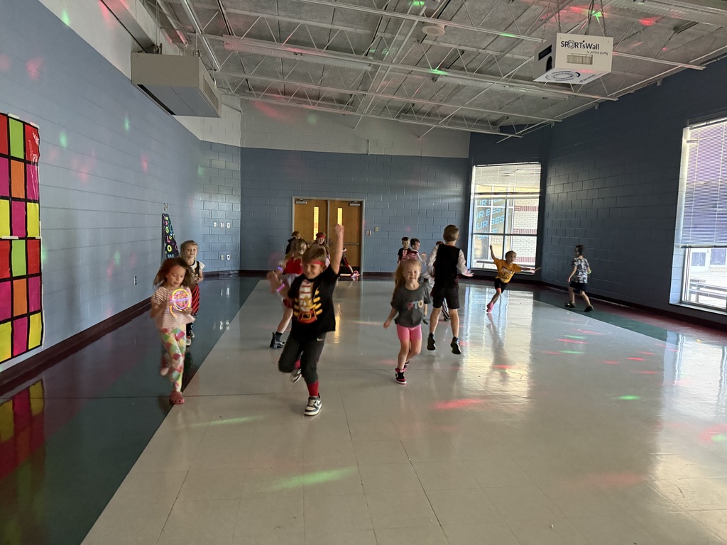 Students having fun at the attenDANCE party.