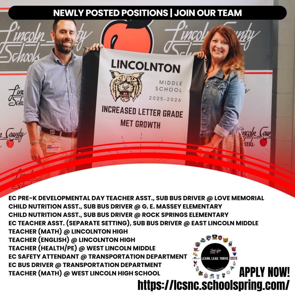 Two people, a man and a woman, stand holding a sign. It reads, "Newly Posted Positions | Join Our Team."