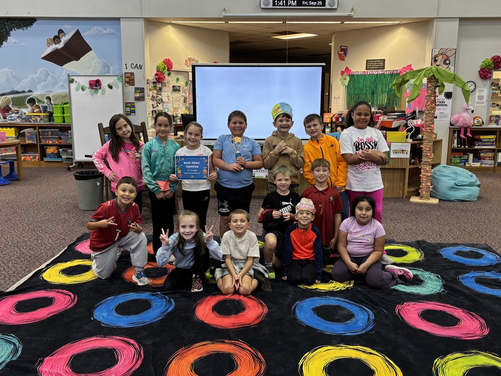 2nd Grade Math Mania (math fact fluency) Winners