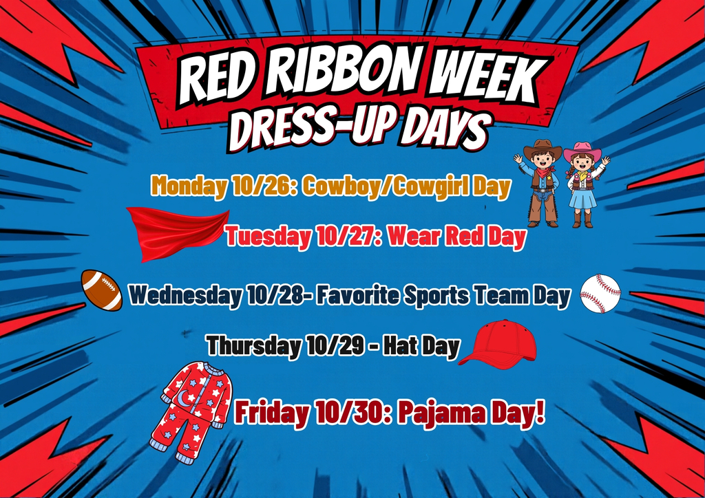 red ribbon dress up days