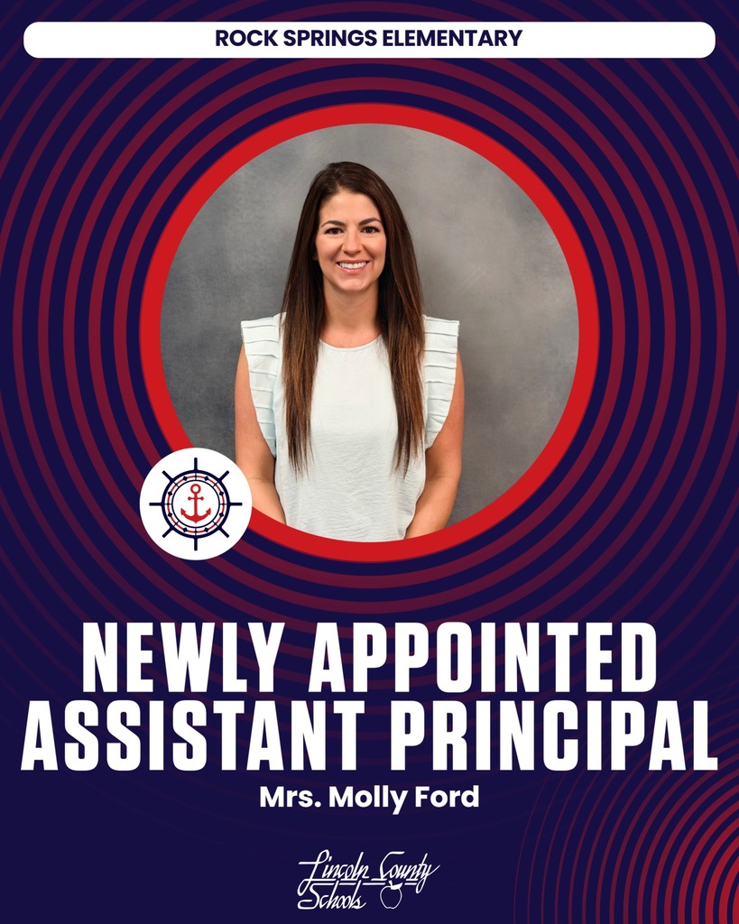 An announcement featuring a smiling woman with long hair in a white blouse. Text reads: "Newly Appointed Assistant Principal Mrs. Molly Ford."