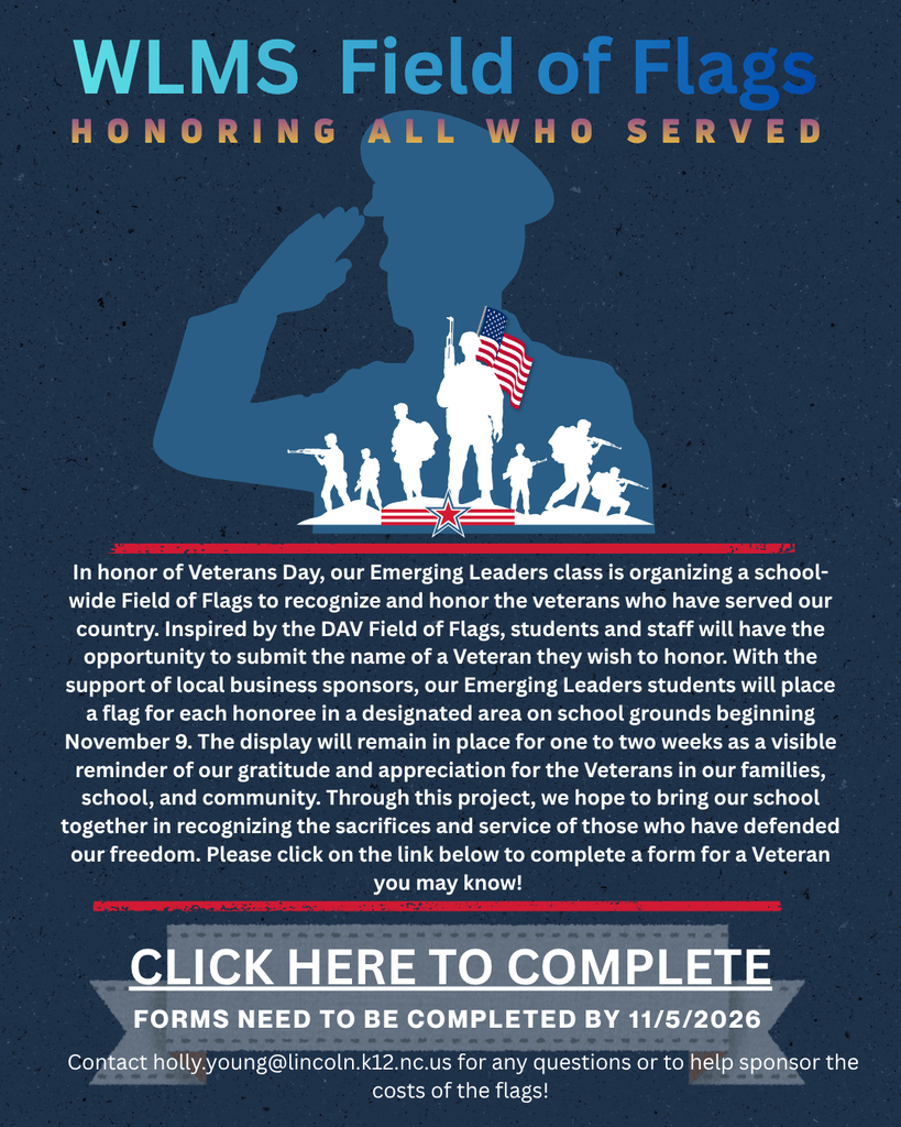 Black background with text. A silhouette of a person saluting. In the center, a flag on a book. Below, a link to complete forms.