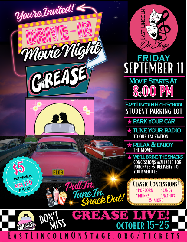 Grease Drive-In Flyer