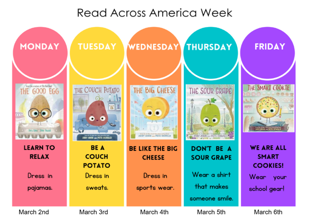 Read Across America Dress up Days