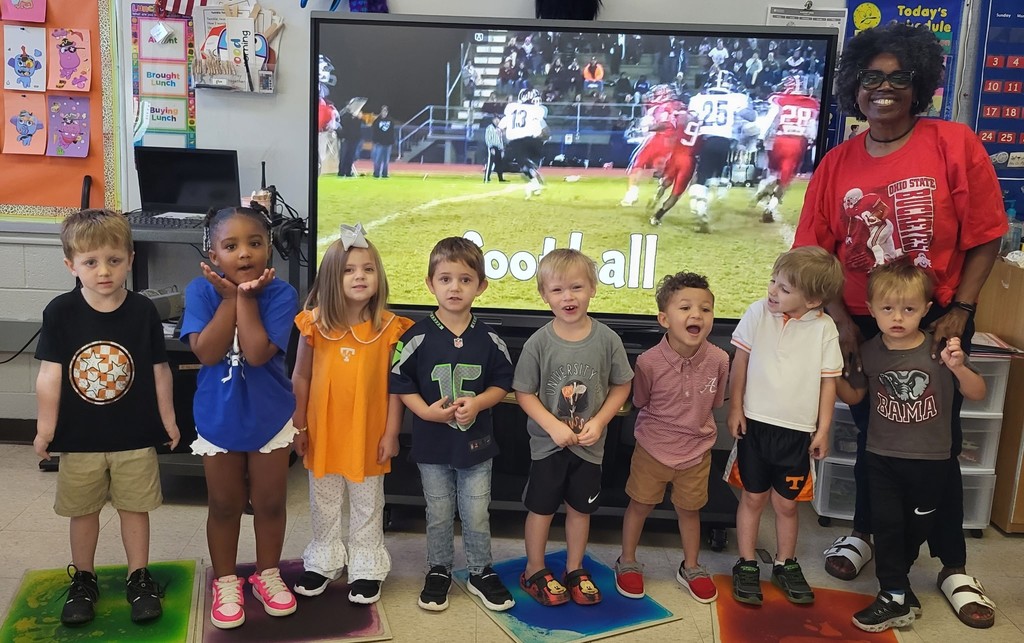 Pre K 3 is Game Day Ready!