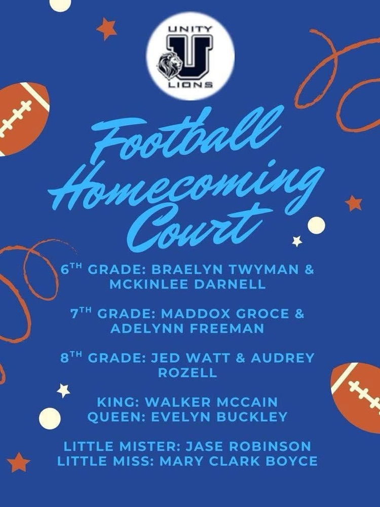 Football homecoming court