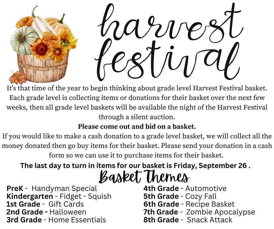  Harvest Festival basket