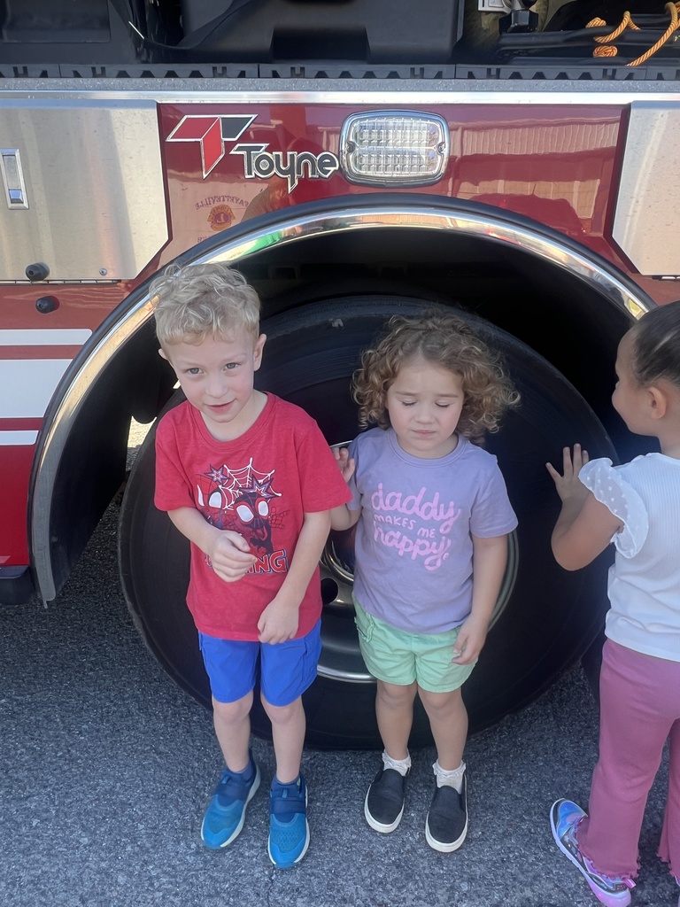 Firetruck visit with Mrs. Nikki’s Prek Class.