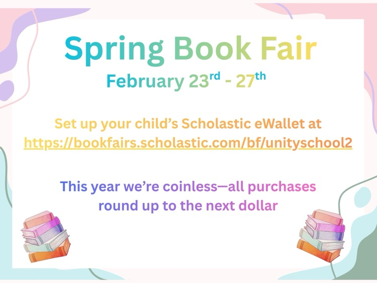 The book fair is next week! 