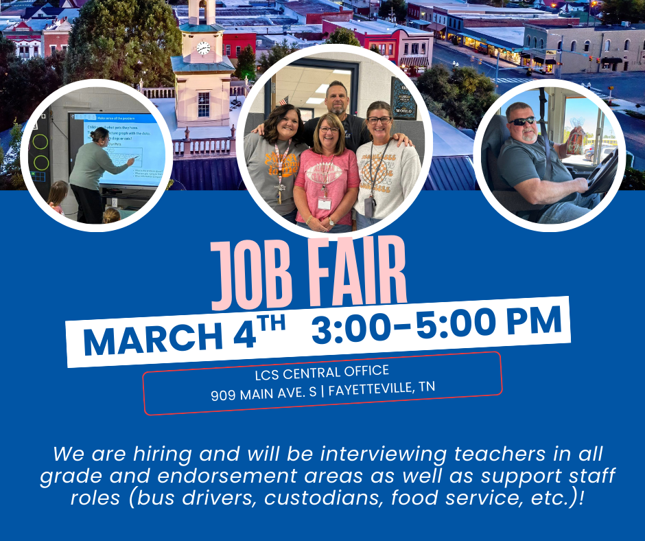 Job Fair: March 4th. 