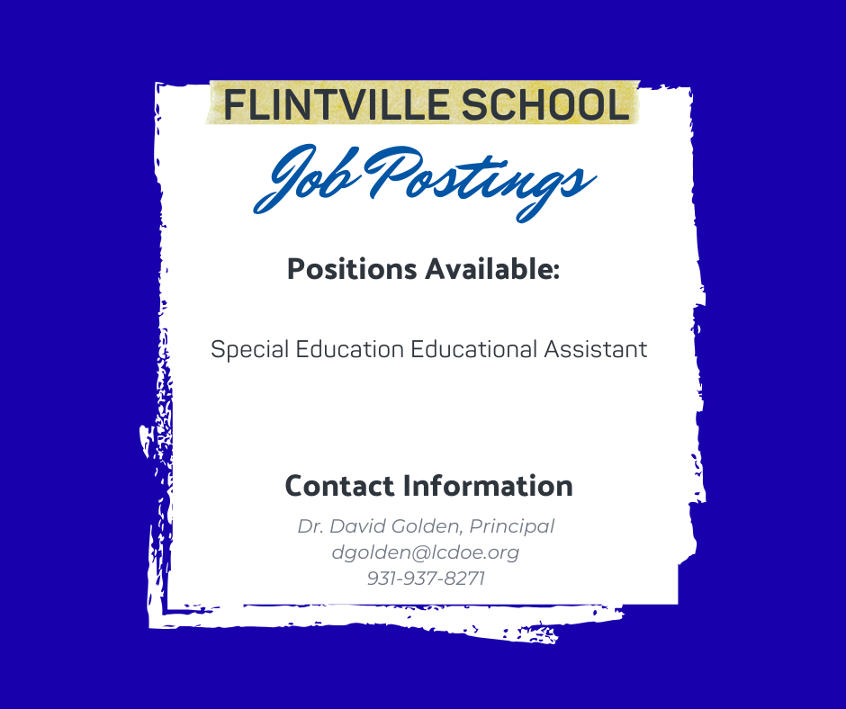 Job Posting: Flintville School