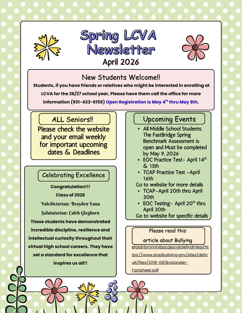 April Newsletter