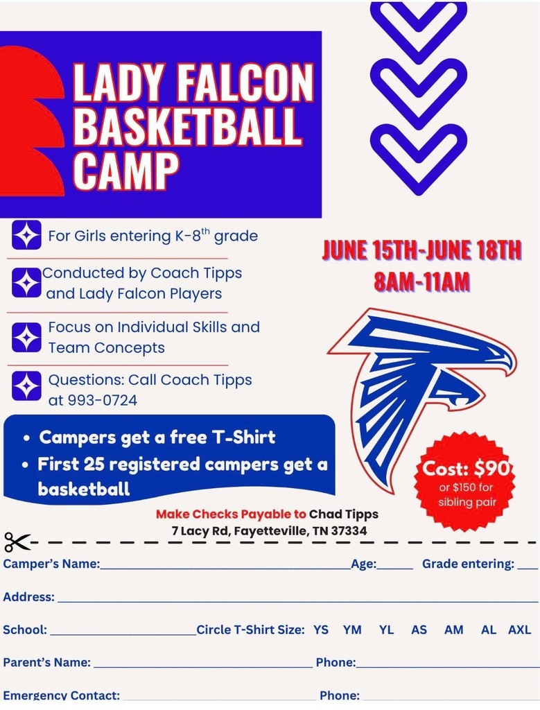 Lady Falcons Basketball Camp 