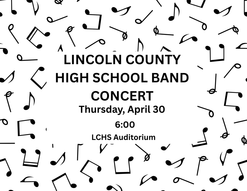 Band Concert - Thursday April 30 6:00