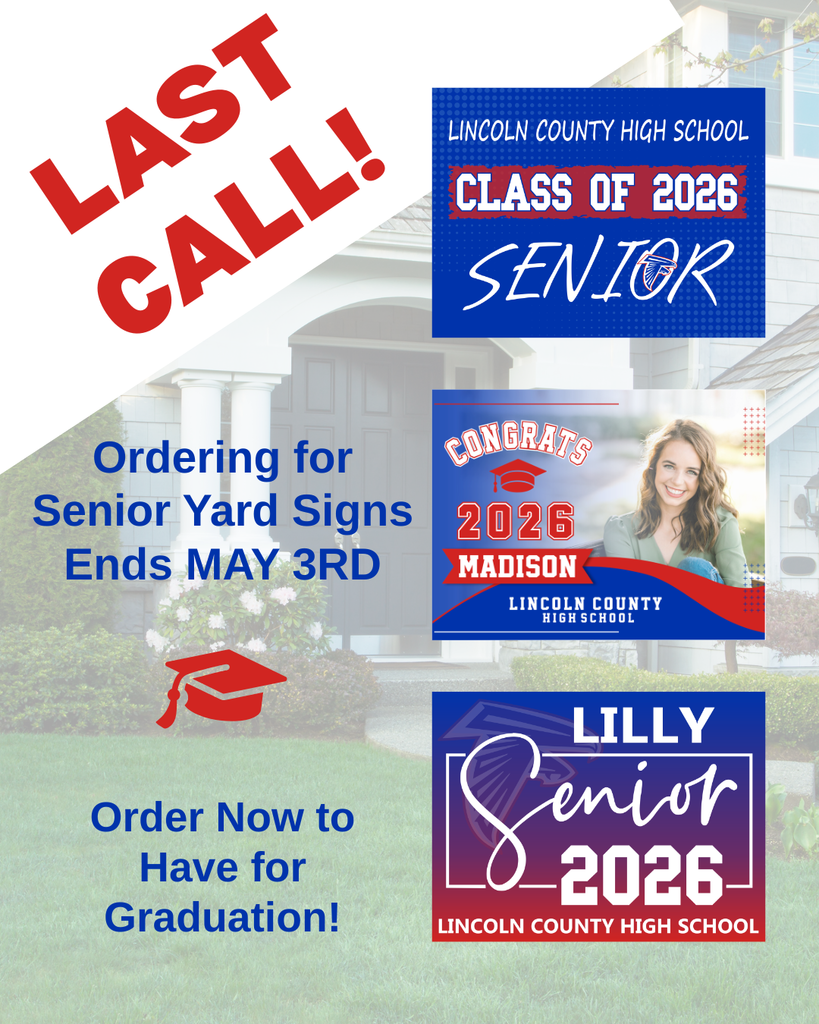 Senior Yard Signs orders due May 3