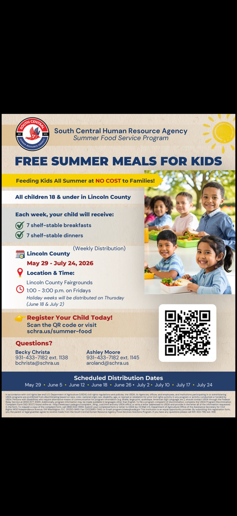 Free Summer Meals for Kids 